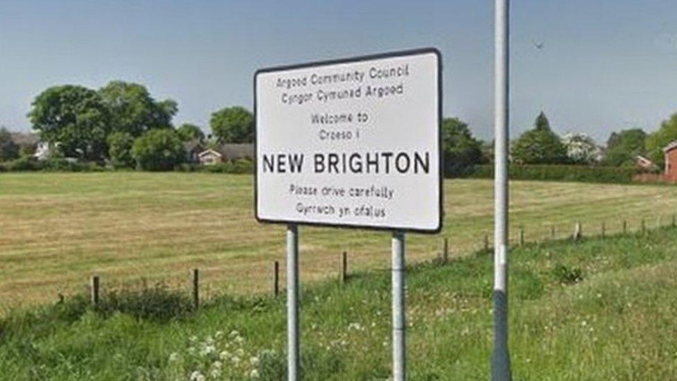 New Brighton sign