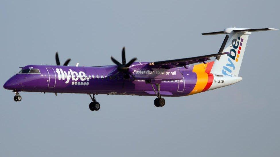 Flybe aeroplane