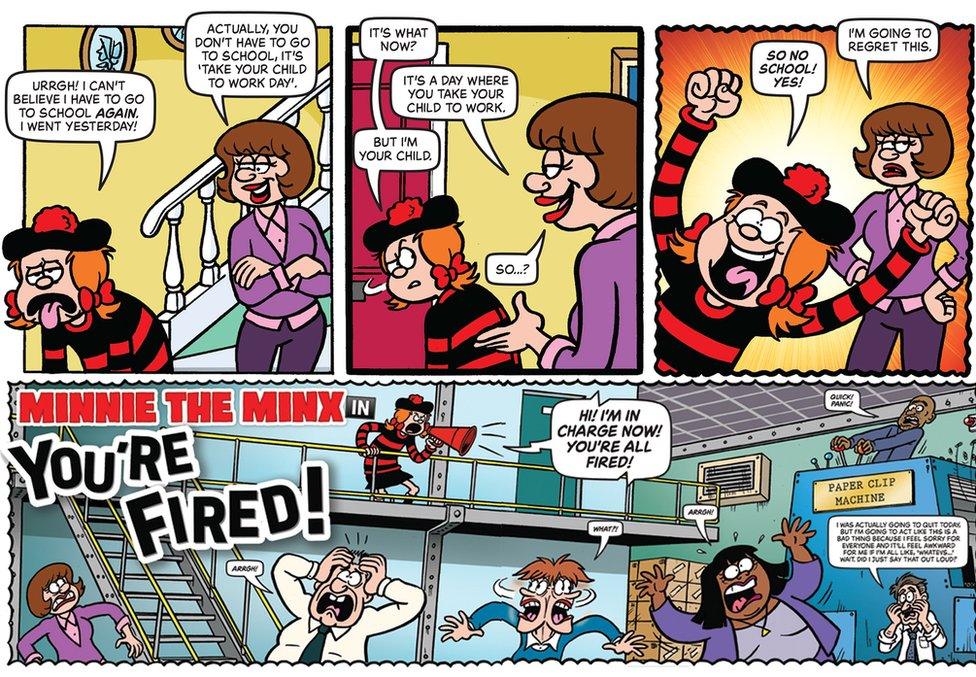 Minnie the Minx strip