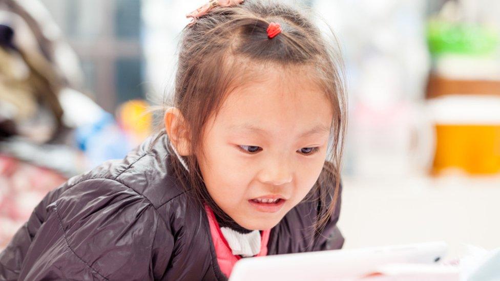 child on computer