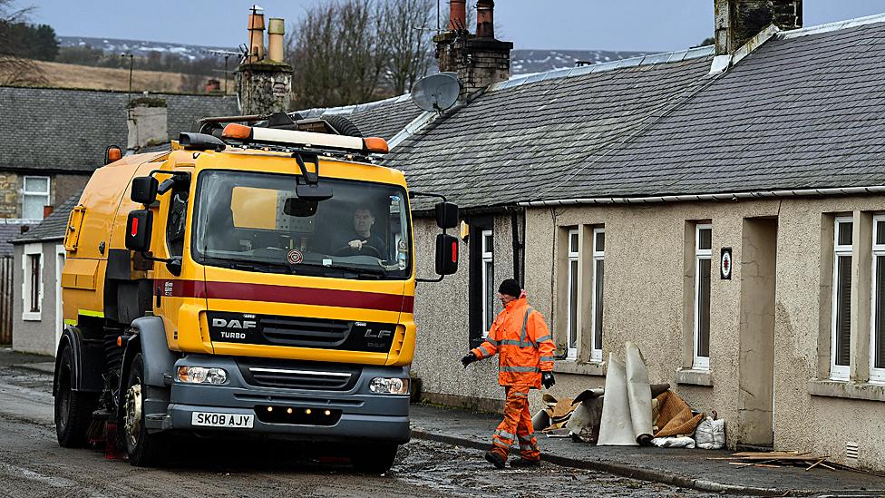 Storm Dennis clean-up