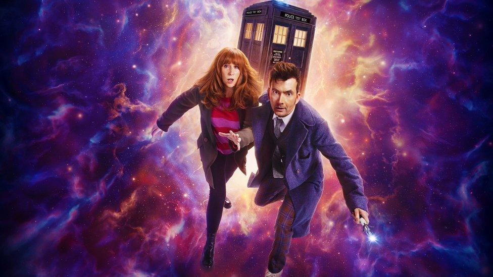 Catherine Tate and David Tennant