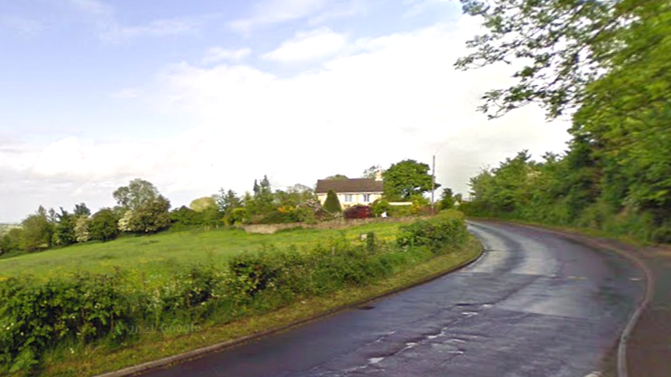 A street view of Bollands Hill in Wiltshire