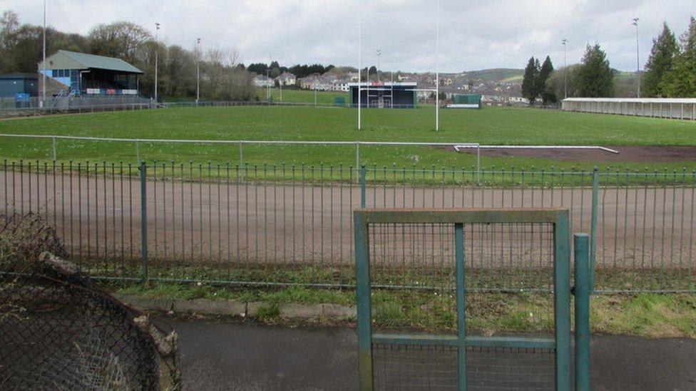 鶹Լ ground of Bargoed RFC