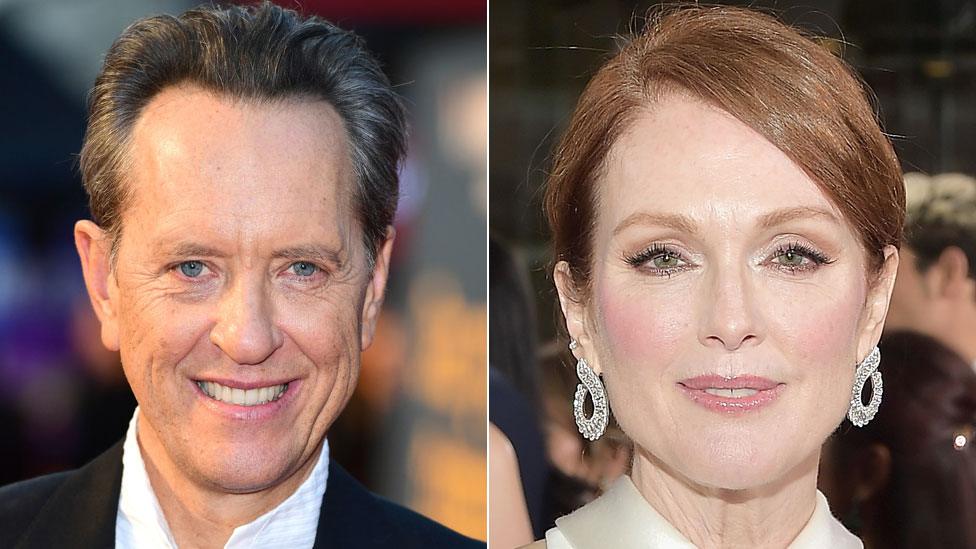 Richard E Grant and Julianne Moore