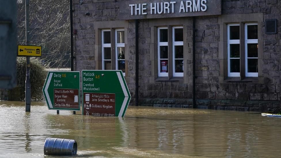 Flooding in Belper