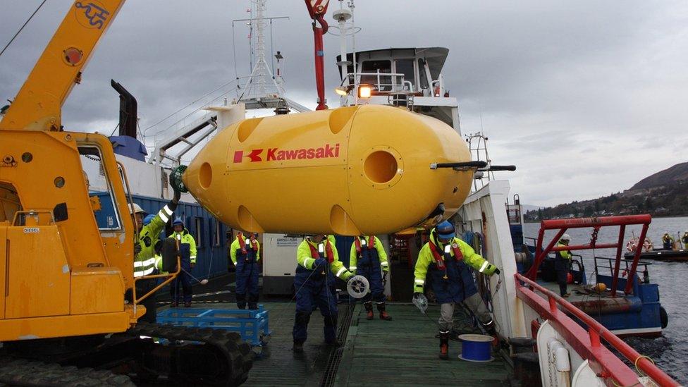 Kawasaki Heavy Industries' AUV