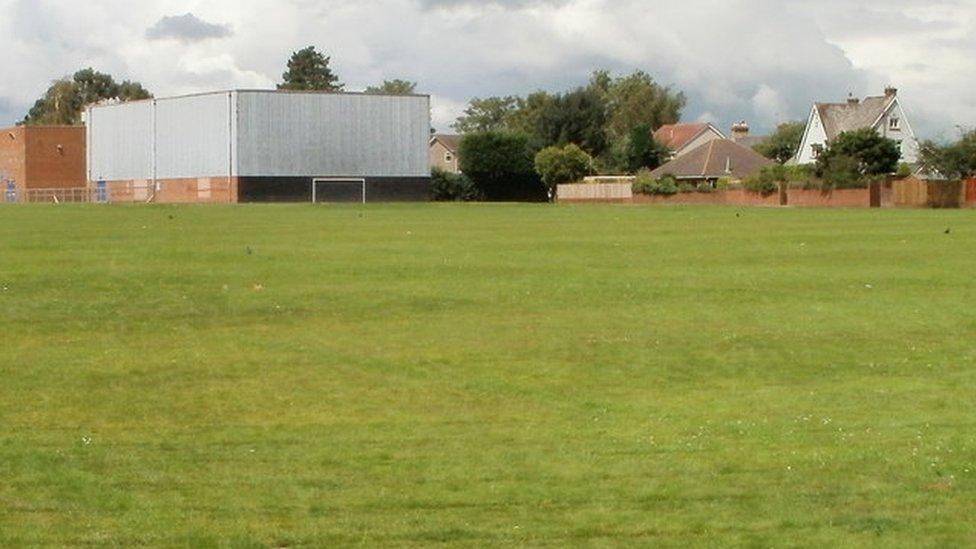 Llantarnam School playing field