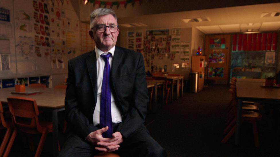 Russell Scott Primary in Denton, Greater Manchester, head teacher Steve Marsland