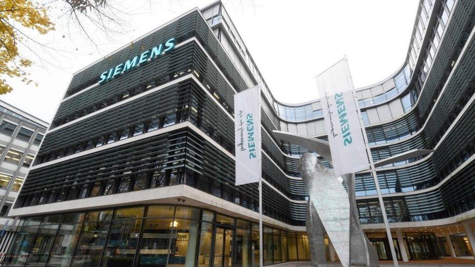 Siemens' headquarters in Germany