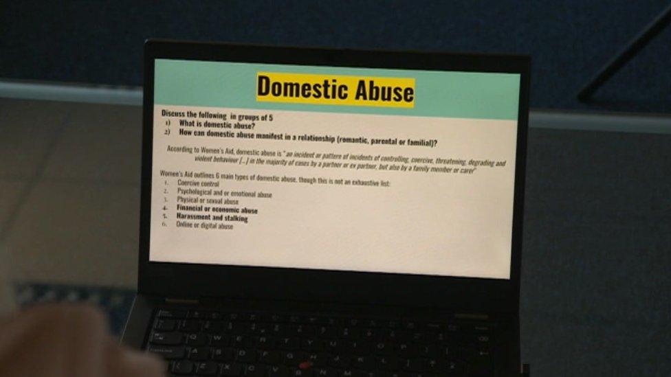 Domestic abuse lesson plan