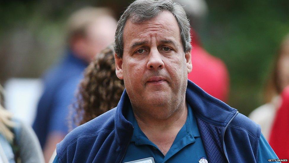 New Jersey Governor Chris Christie.