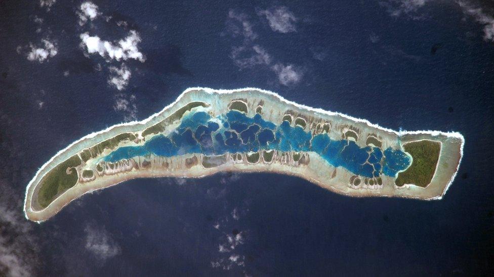 Millennium Island in Kiribati