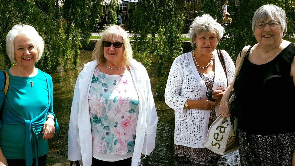 Members of the Bedford Guild House on a day out