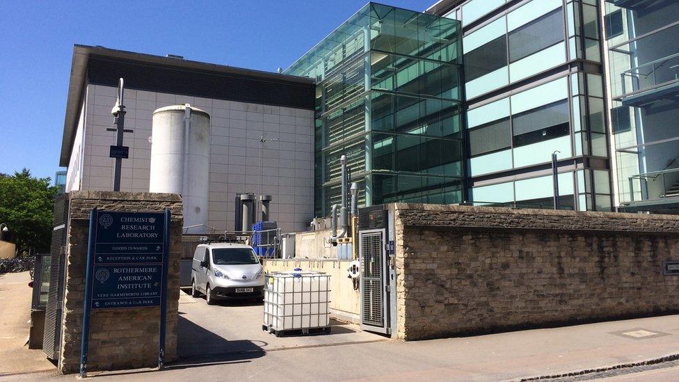 The Chemical Research Laboratory at Oxford University