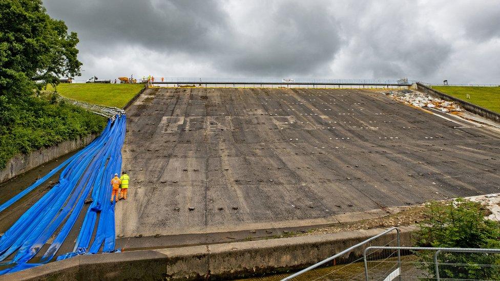 Toddbrook Reservoir dam