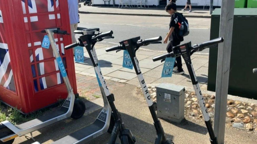 E-scooters in Canterbury