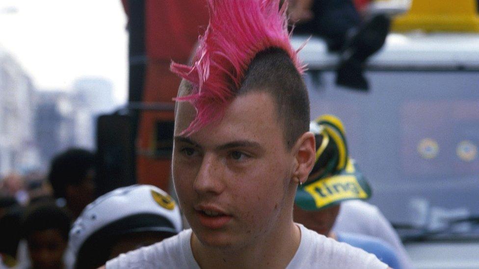 Punk at carnival in 1984