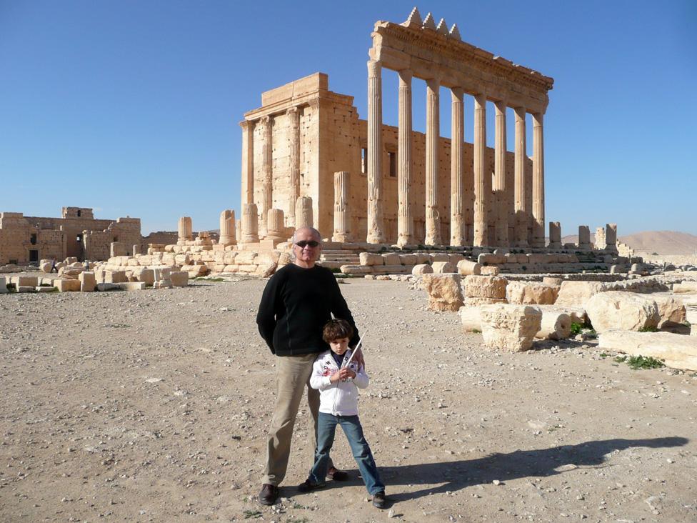 Nasser Rabbat at the Temple of Bel