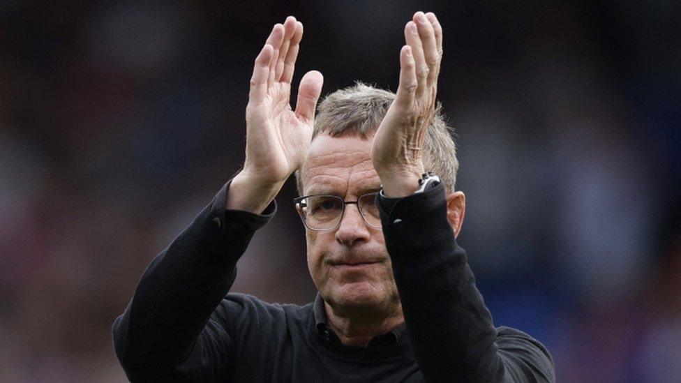 Manchester United interim manager Ralf Rangnick