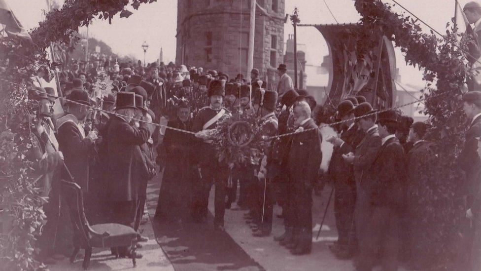 Clevedon Pier opening ceremony