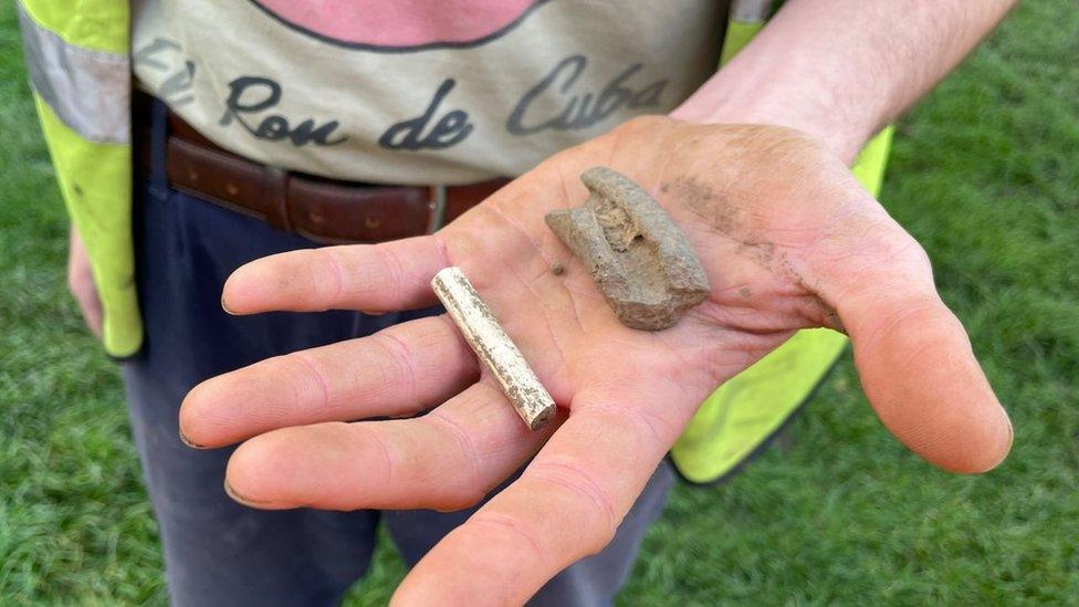 Roman pieces of pottery