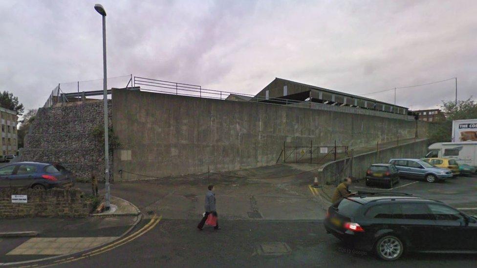 The former cattle market in Yeovil town centre