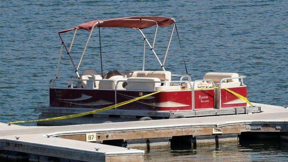 A boat hired by missing Glee actress Naya Rivera