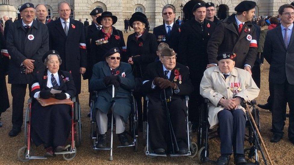 Polish veterans on Horseguards Parade