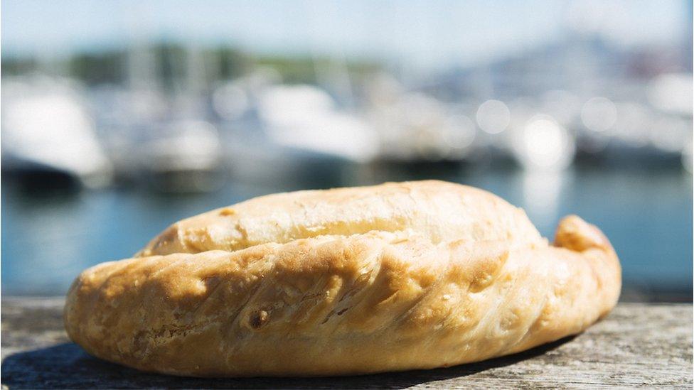 A Cornish pasty