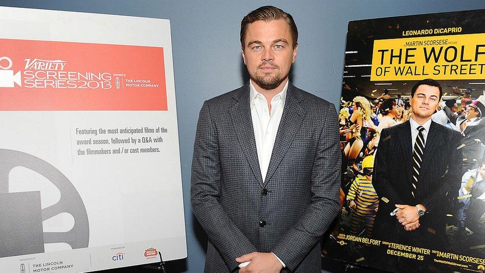 Actor Leonardo DiCaprio attends the 2014 Variety Screening Series of 'The Wolf of Wall Street' at ArcLight Hollywood on February 10, 2014 in Hollywood, California