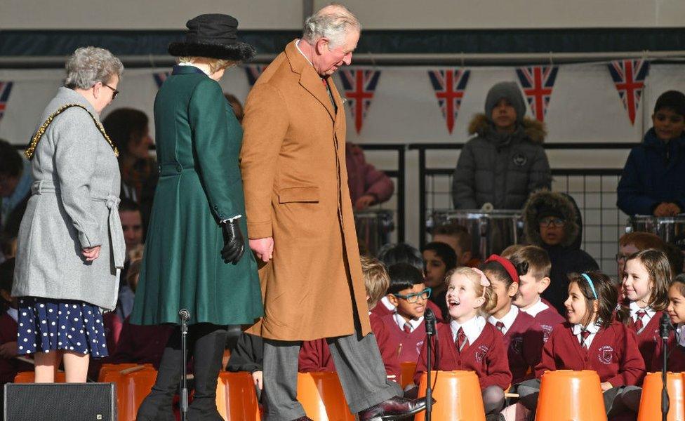 The Prince of Wales and the Duchess of Cornwall