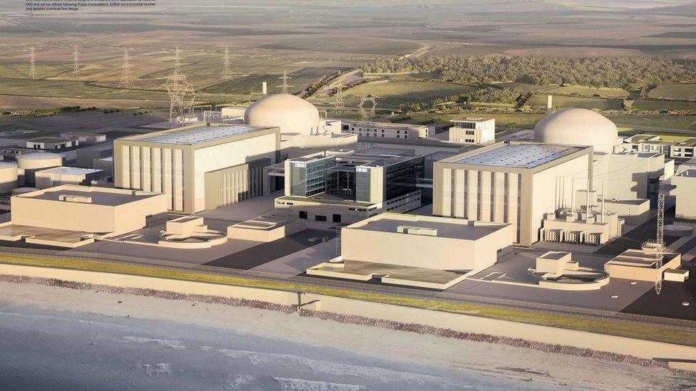 Impression of Hinkley Point C