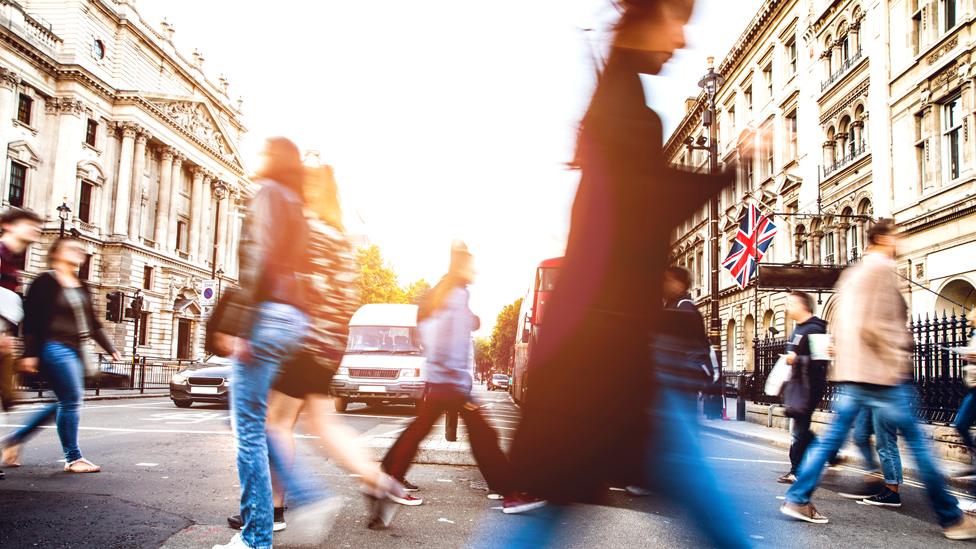 Street scene in London