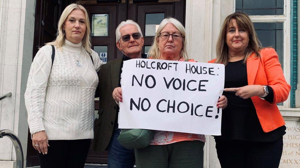 Campaigners outside Southampton City Council