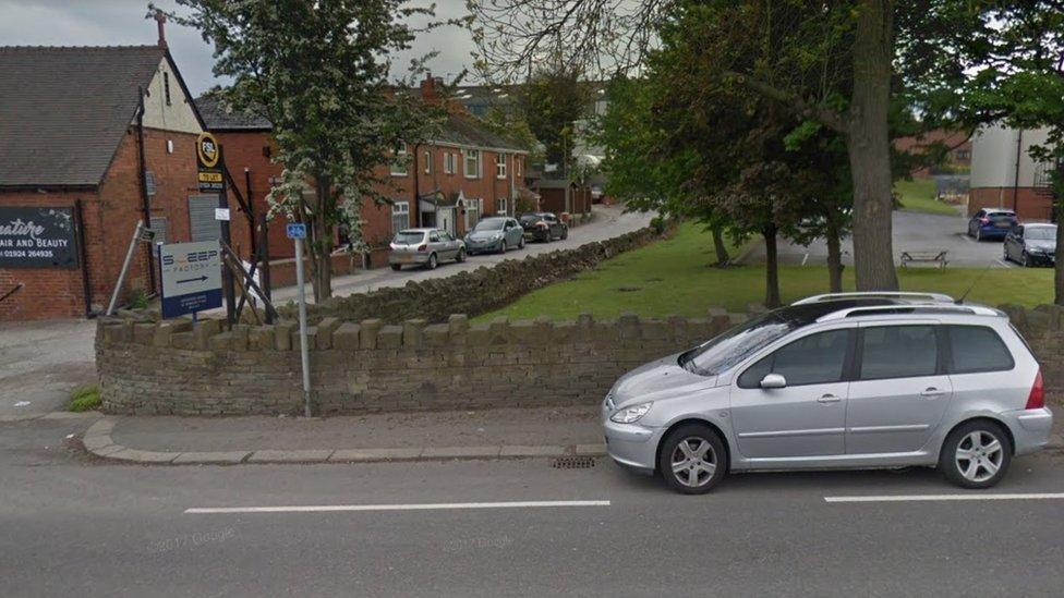 Entrance to Sleep Factory premises in Ossett