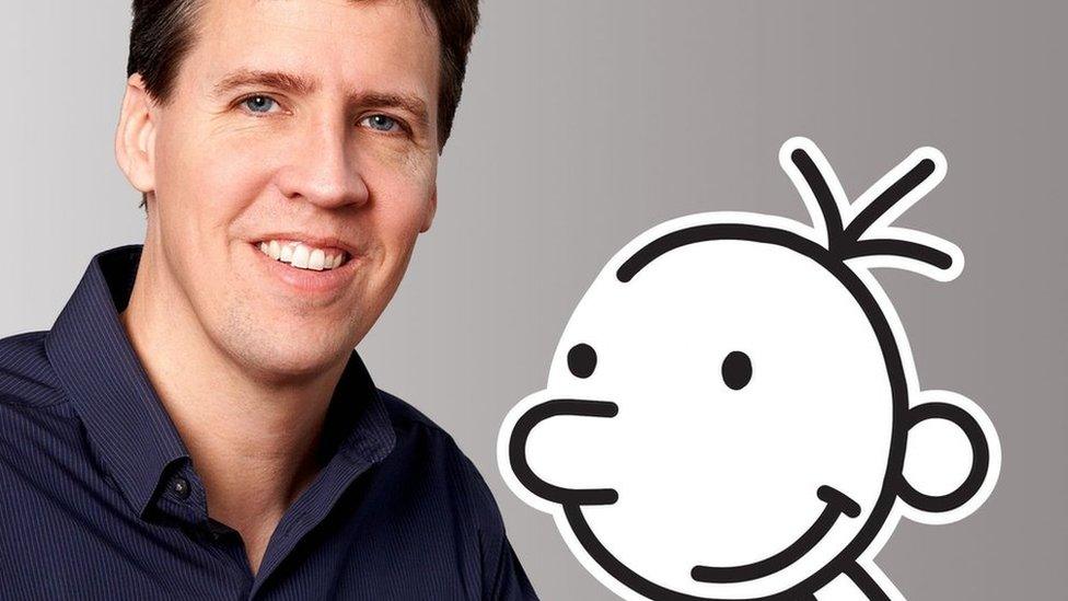 Jeff Kinney with Greg