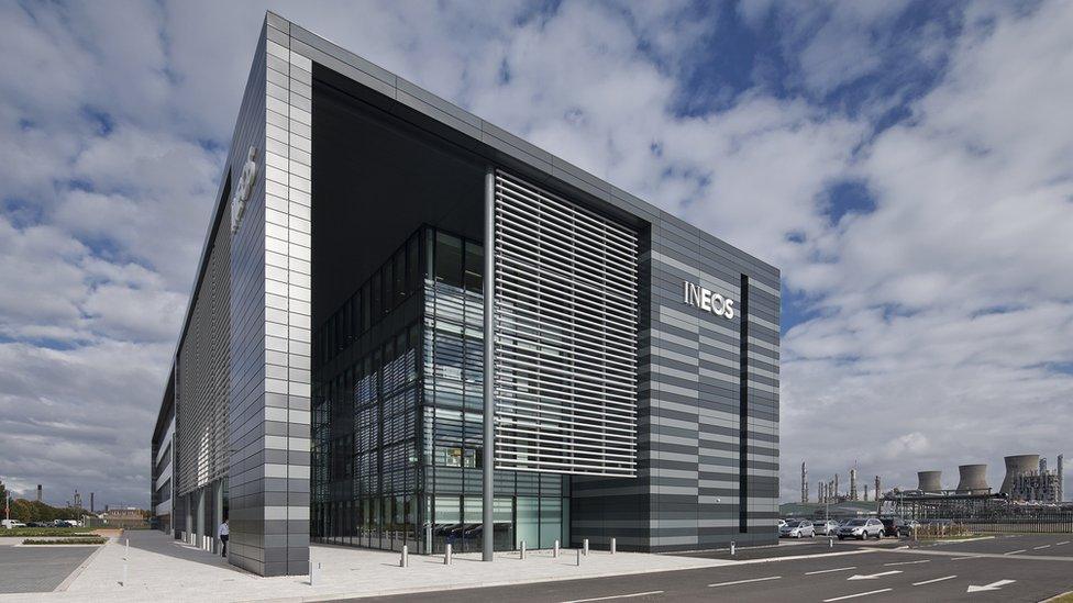 Ineos headquarters at Grangemouth was said to be an "understated, elegant building"