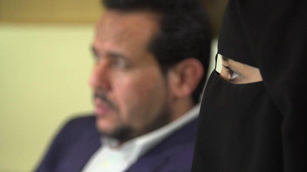 Abdel Hakim Belhaj and his wife, Fatima Boudchar