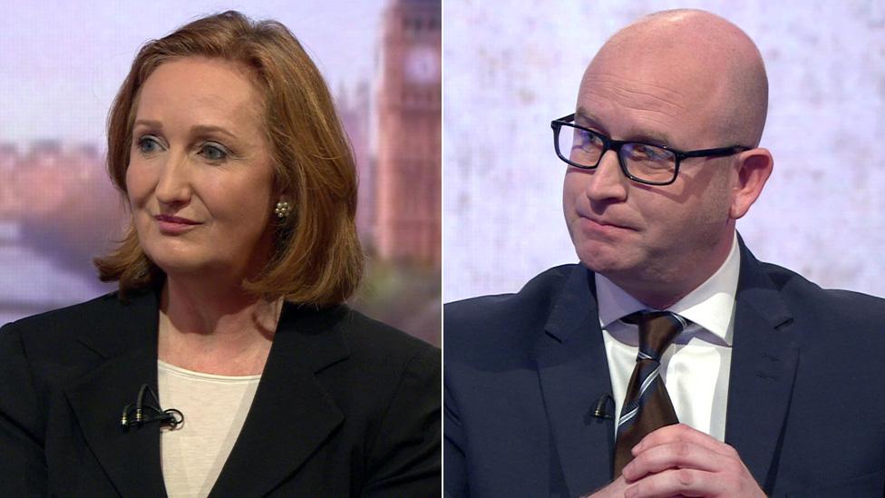 Suzanne Evans and Paul Nuttall