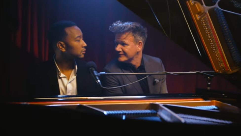 John Legend and Gordon Ramsay