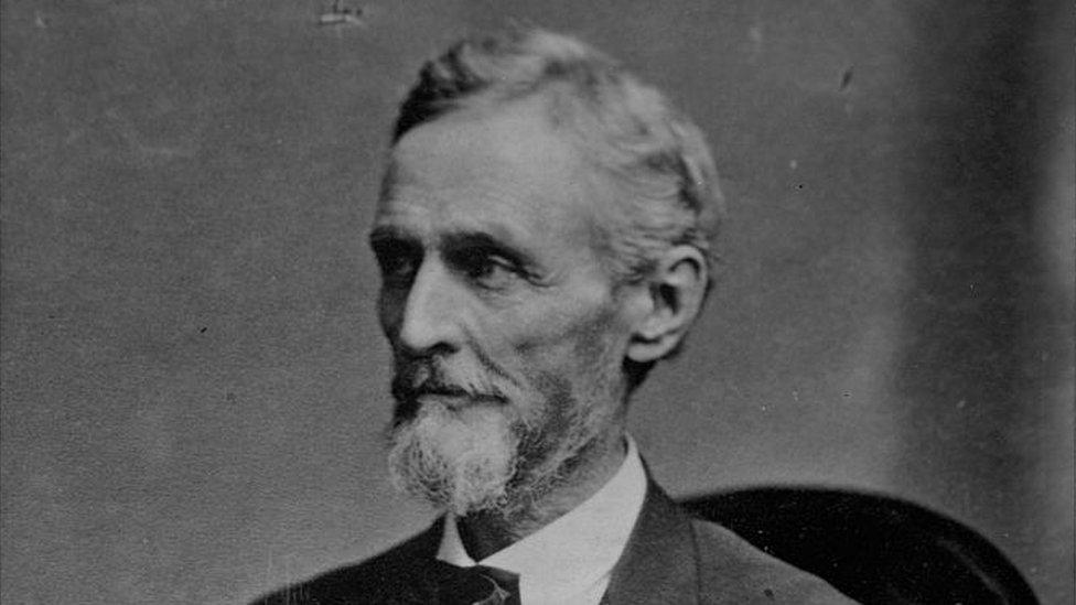 Confederate president Jefferson Davis