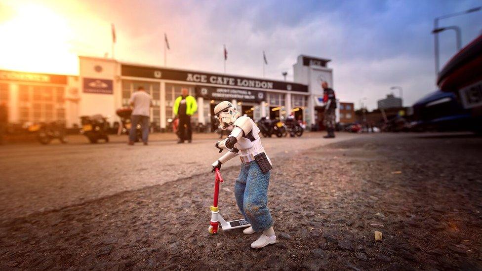 Darryll Jones photograph of Star Wars stormtrooper