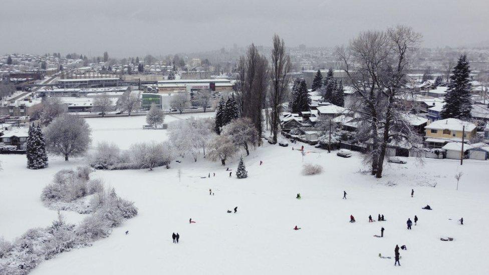 Snow in Vancouver