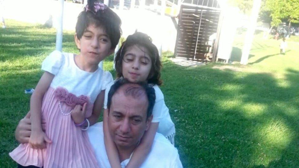 Salma Alyounes husband and two of her daughters
