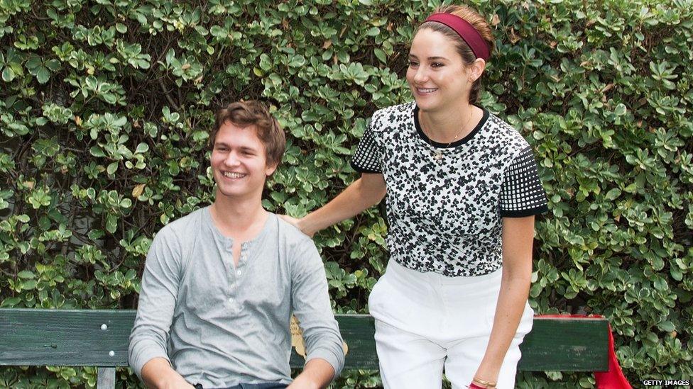 Ansel Elgort and Shailene Woodley also starred together in The Fault In Our Stars