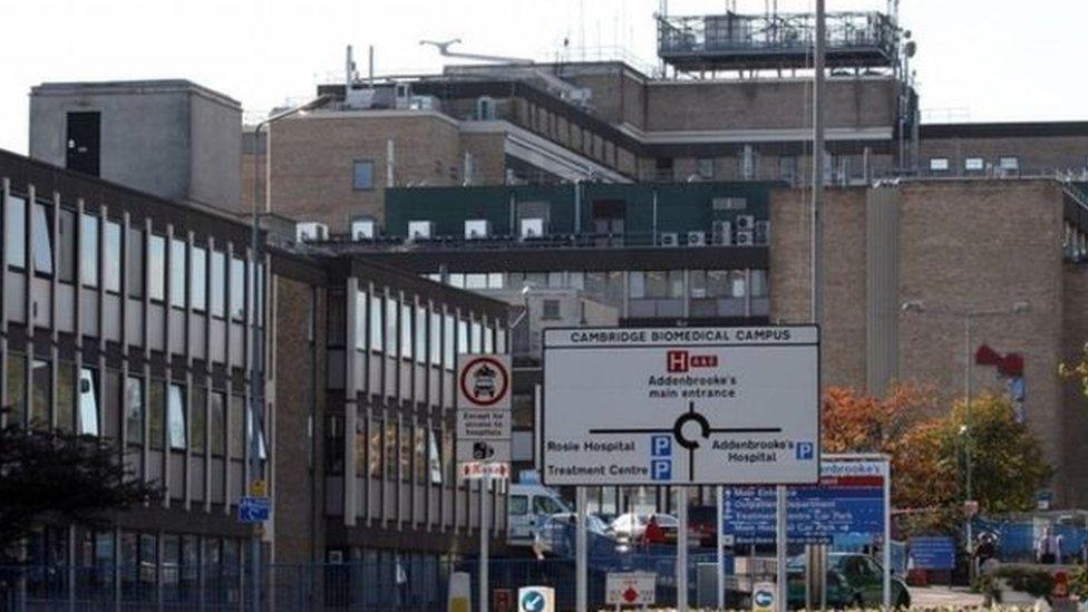 Addenbrooke's Hospital in Cambridge