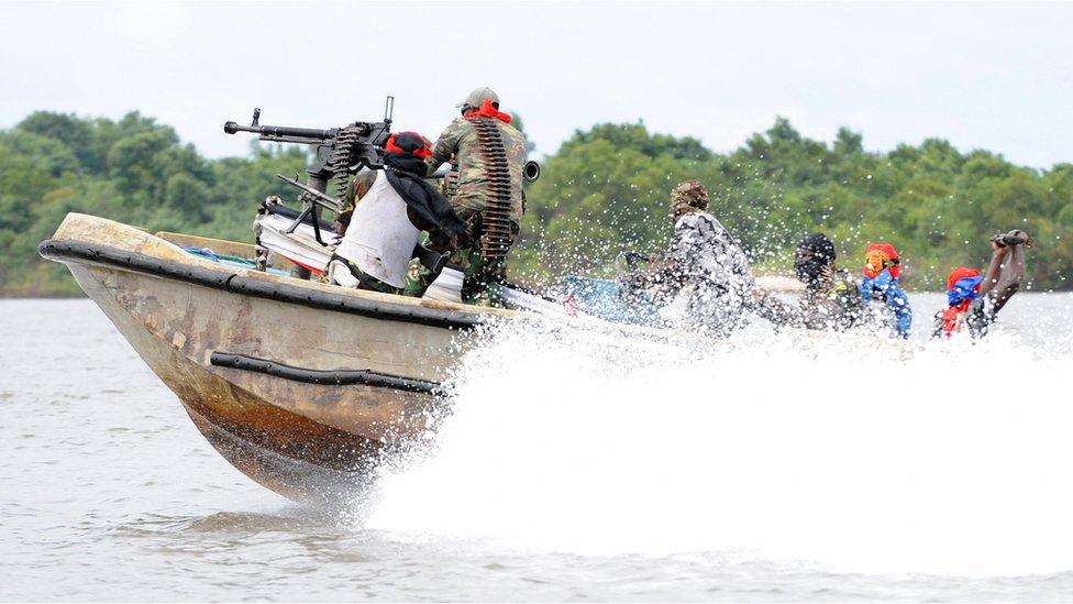 Militants from the Nigerian movement MEND