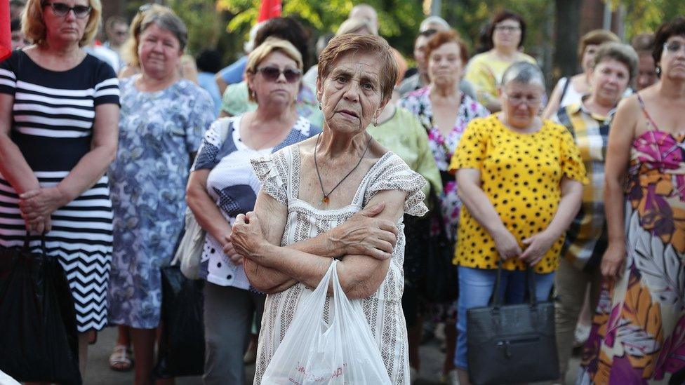 protesters in Ivanovo