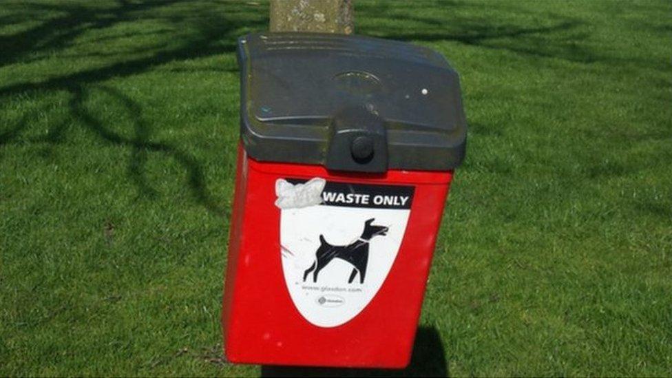 Dog foul bin